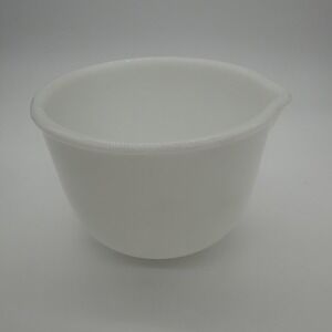 Vtg GlasBake Milkglass Mixing‎ Bowl For Sunbeam #25 Small Pour Spout Excellent